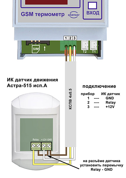 GSM термометр Теплый Дом 2Т ик датчик